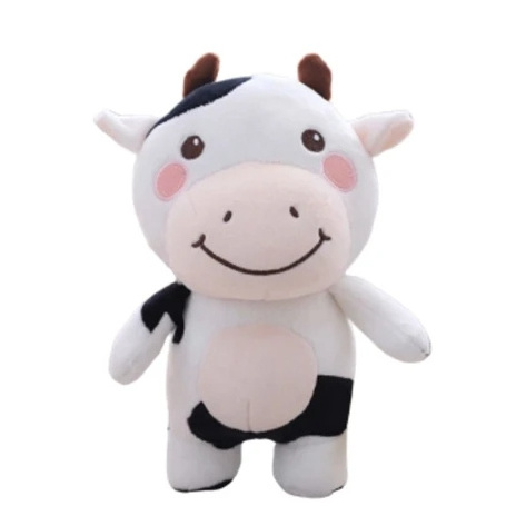 Wholesale Plush Rabbit Pig Monkey Cute Mascot Of The Year Of The Ox, Cow Plush Toy Pink Pig Rabbit Soft And Cute Small Cow