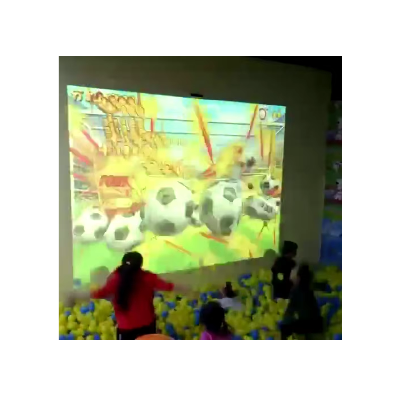 interactive wall projector indoor kids playgrounds arcade children games 5*96 meters fast response