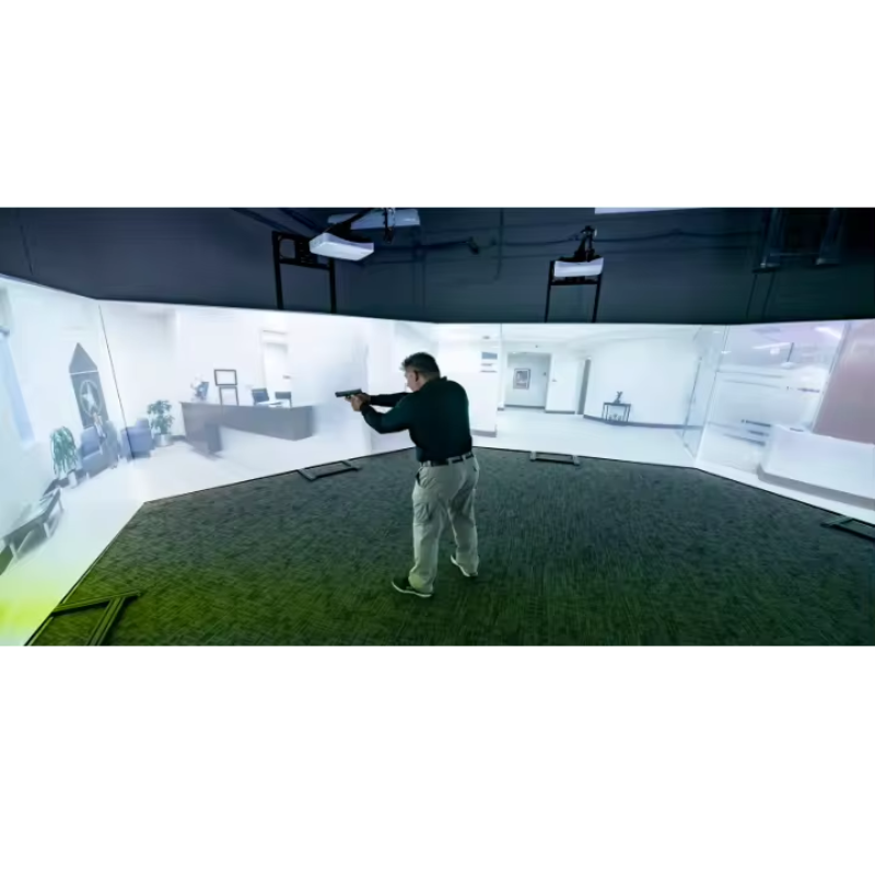 Wall Interactive Game Shooting Simulator High Precision Fast Response Shooting Interactive Wall Projection