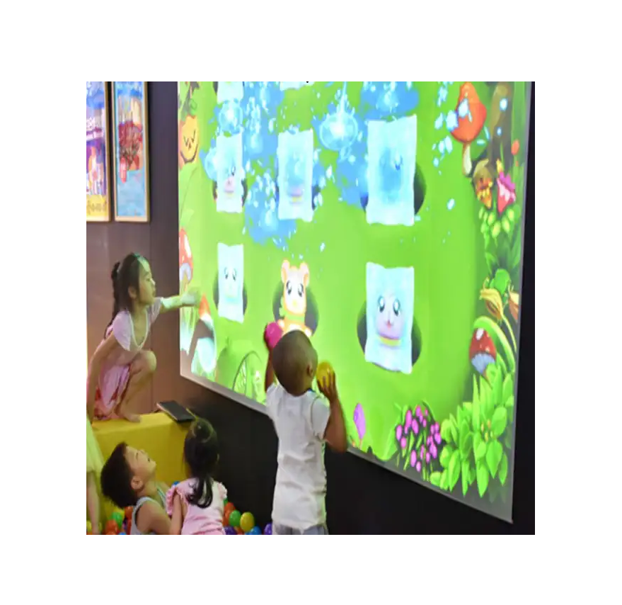 3D video games Interact wall Game Interactive projection System ball interactive long distance laser interactive