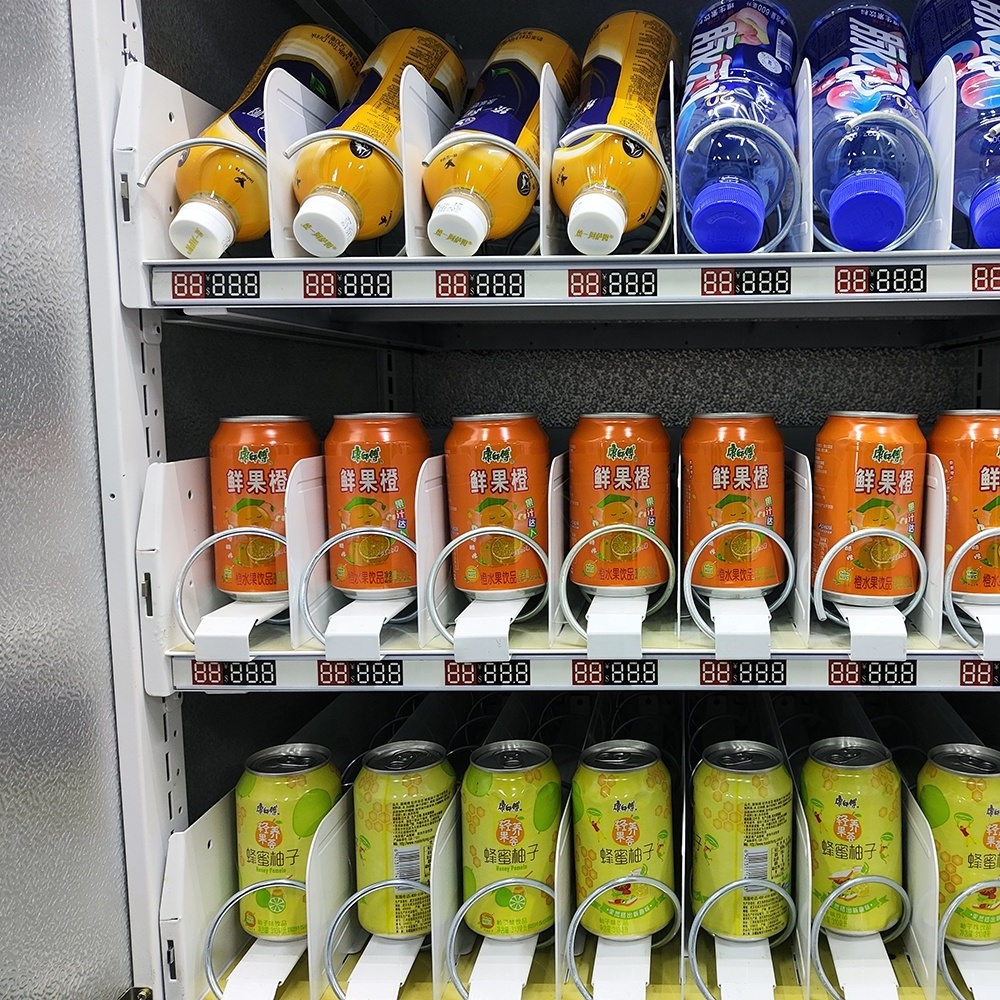 CE Approved Elevator Lift Refrigerated Snack Drink Vending Machine with Twist Spiral Dispenser