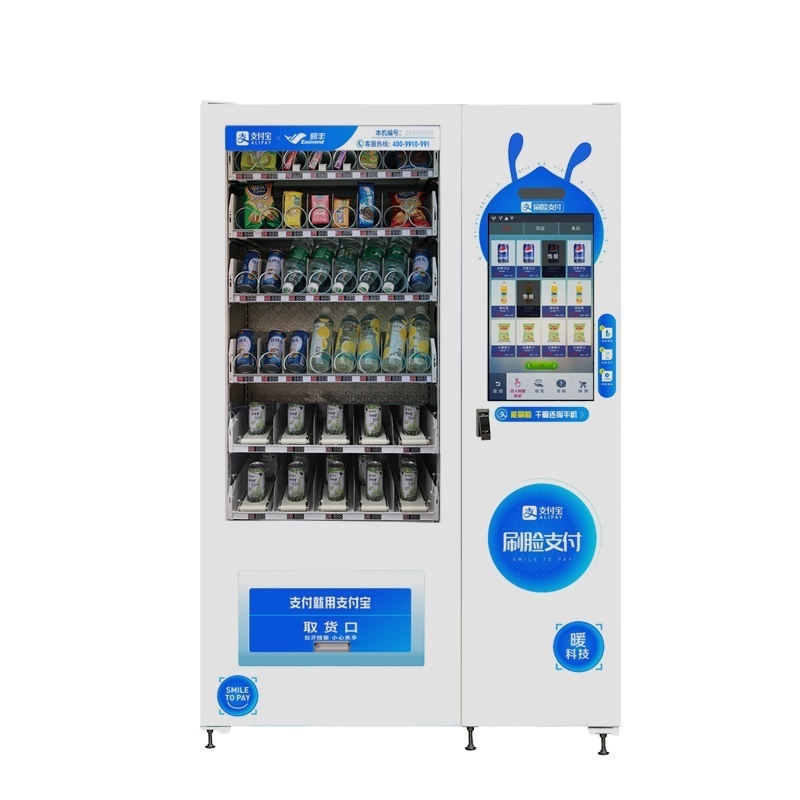 Easivend screen touch bottled or canned water vending machine for sale