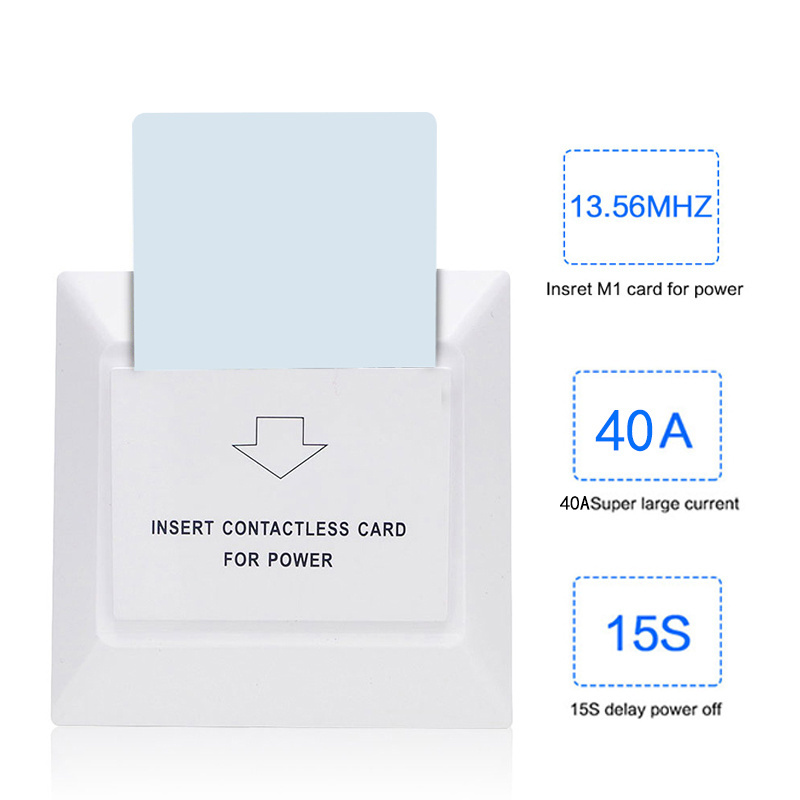 Good Price Hotel Energy Saving Key Card Power Switch Rfid Energy Saving Smart Switch