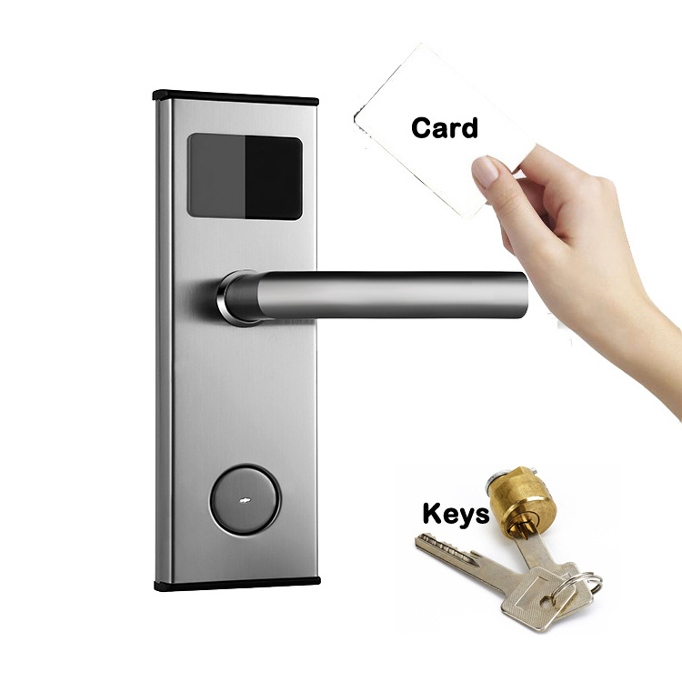 hotel management software system access keys and cards Rfid card hotel room door lock