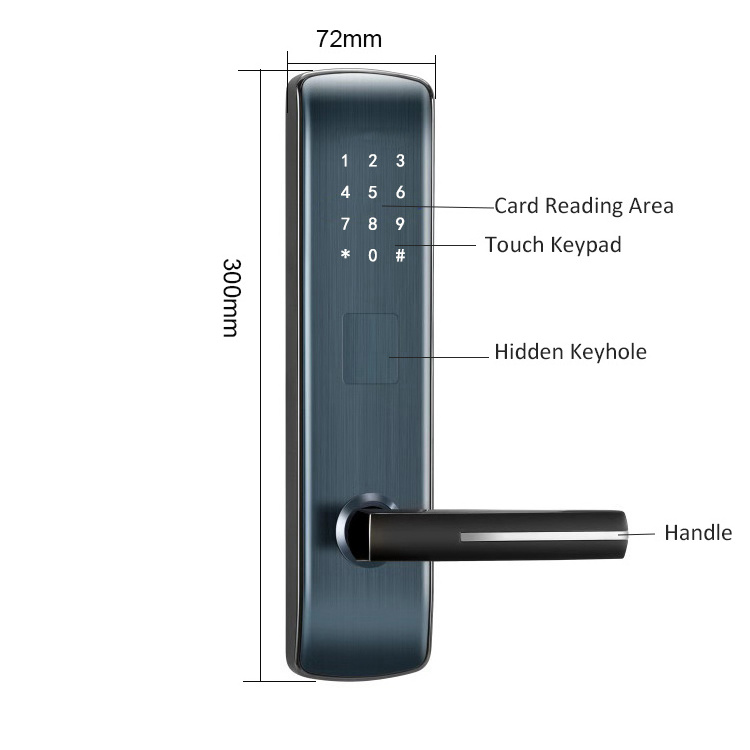 High Quality Security TT Lock Password Combination digital door Lock smart lock with deadbolt