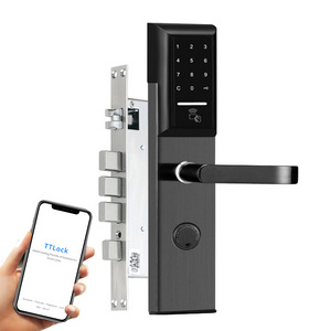 2021 Smart Combination Swipe Card Password Keypad TTlock App Digital Smart Door Lock for Home