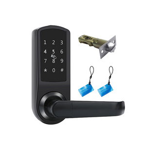 New Arrival Electronic Keypad Deadbolt Door Lock Keyless Entry Door Lock with Reversible Handle