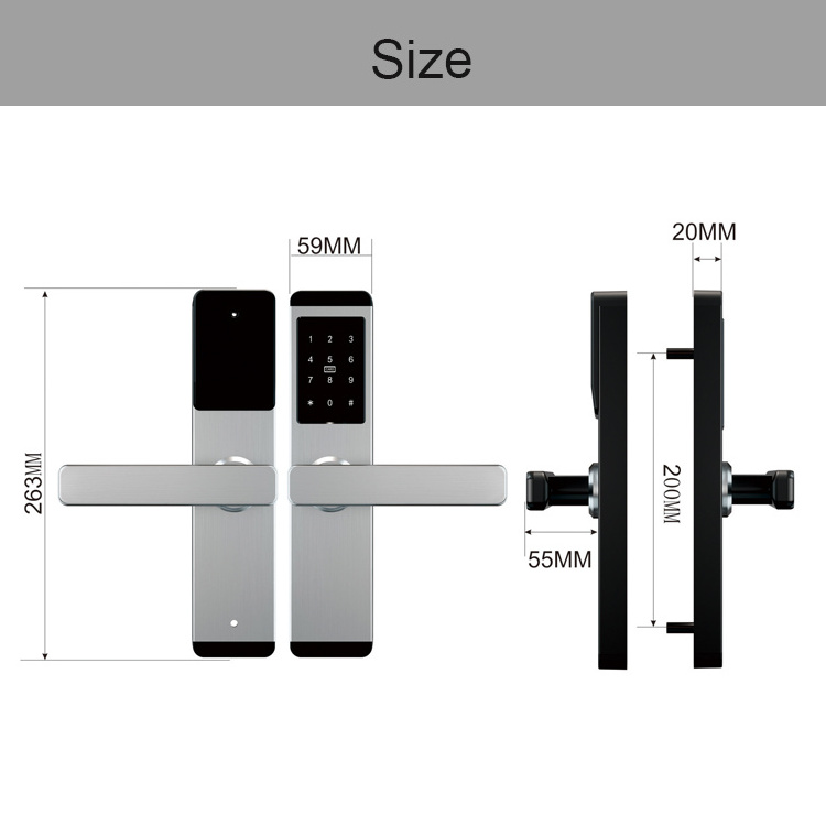 Good Quality cerradura inteligente Classic Smart Door Lock for Apartment Airbnb