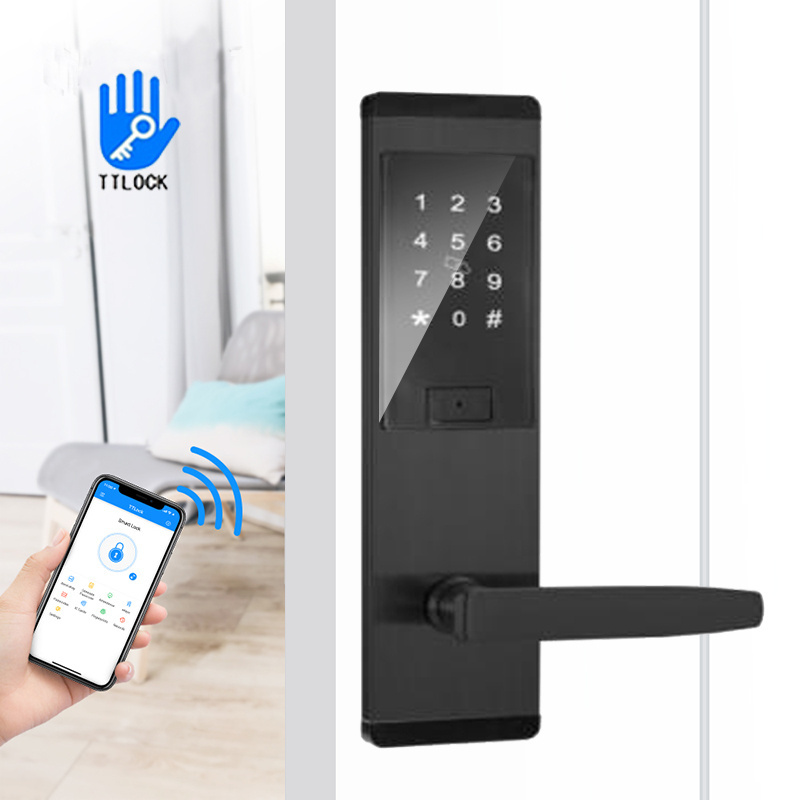 Cheapest Price Smart Home Pin Code Card APP Controlled Smart Door Lock for Hotel Apartment