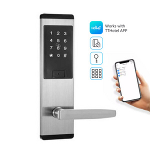 Cheapest Price Smart Home Pin Code Card APP Controlled Smart Door Lock for Hotel Apartment