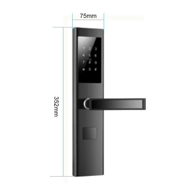 Anti-theft Mortise Smart Door Handle Lock Blue tooth Password Keyless Door Lock TTlock Smart Lock for Front Door