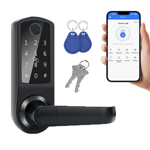 High Security Deadbolt Smart Anti-theft TTlock Bluetooth Door Lock with Smart Fingerprint