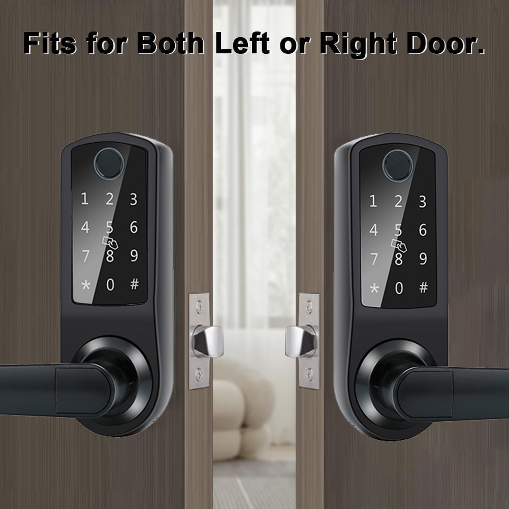 Easloc Home Security Fingerprint Biometric Keyless Deadbolt Smart Door Lock With Tuya App TTlock BLE WiFi Mobile Lock