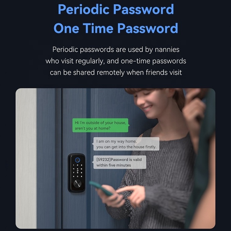 Easy Installation Digital TT Lock APP Smart Deadbolt Door Locks Smart Lock Knob