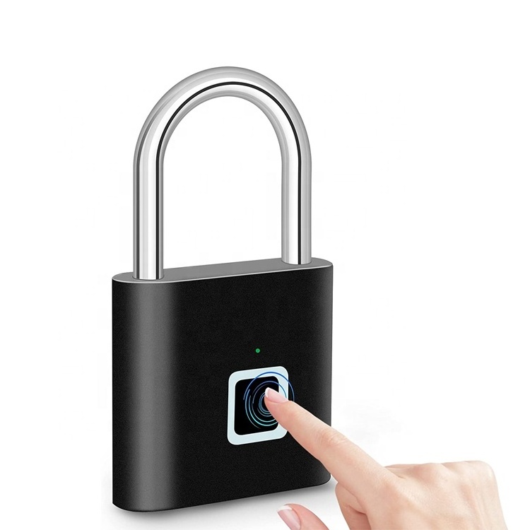 High Security Keyless Waterproof IP65 Magetic Fingerprint Padlock