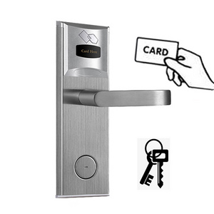 Competitive Price Swipe Card Smart Door Lock for Bedroom Hotel Interior Doors