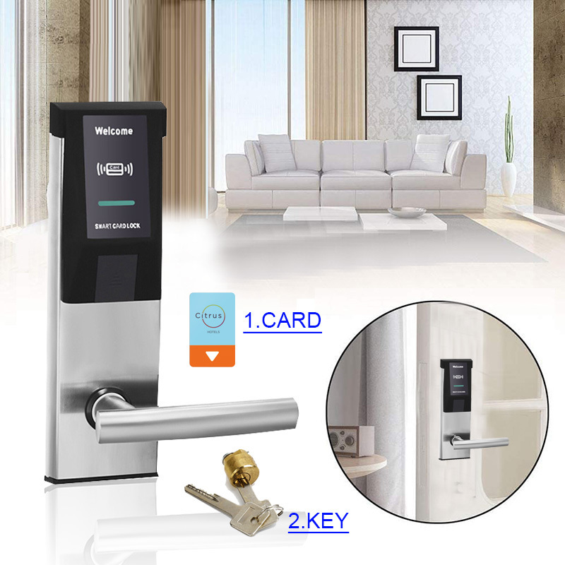 EASLOC Hotel Electronic Rfid Card access control Key Unlock Security Smart Hotel Door Lock System