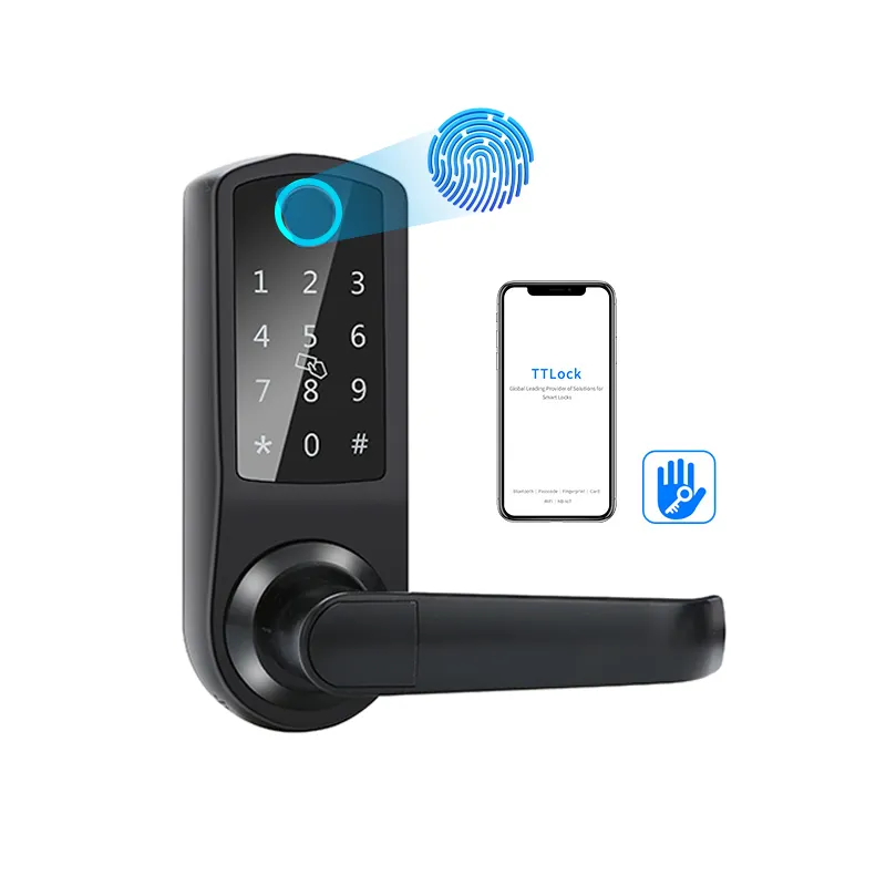 WiFi Biometric Fingerprint Digital Keyless cerradura fechadura Entry Smart Door Lock