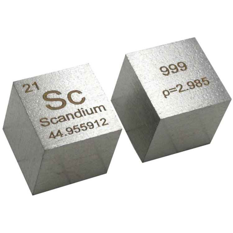 Factory Price Sell High Purity 99.9% Scandium Metal Cubics