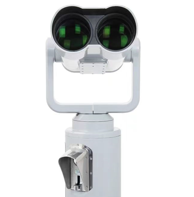 long distance viewing coin operated binocular telescope with high quality