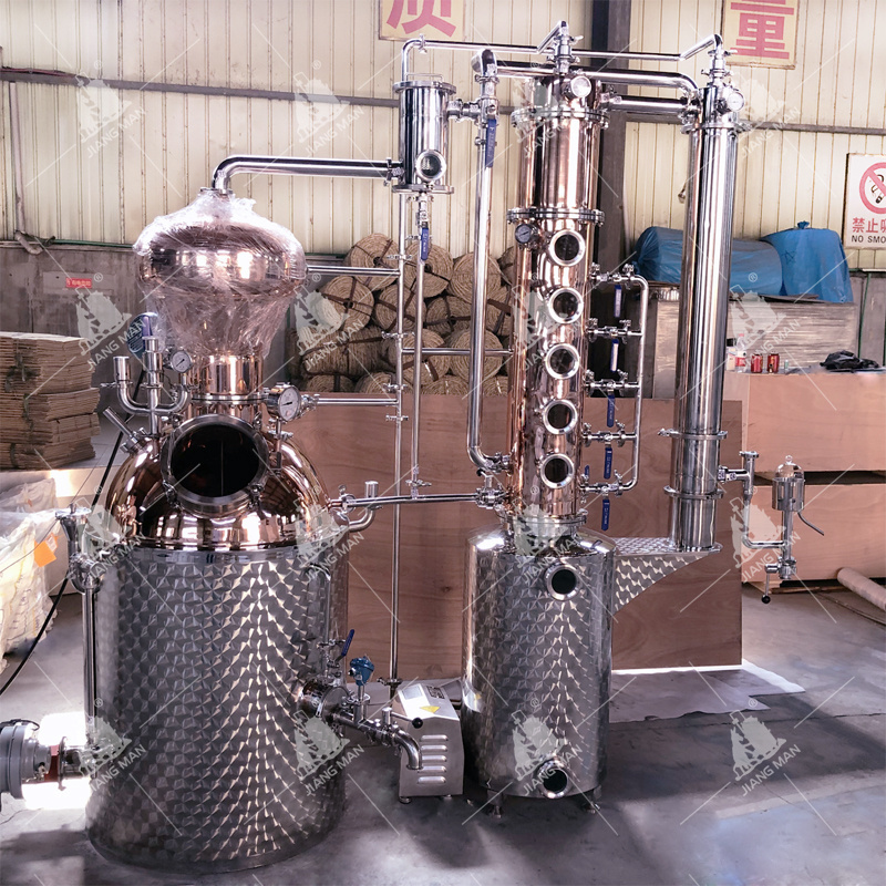 Germany design onion head alcohol still 150 liters 6'' aroma copper distillation reflux column  brandy rum gin distiller