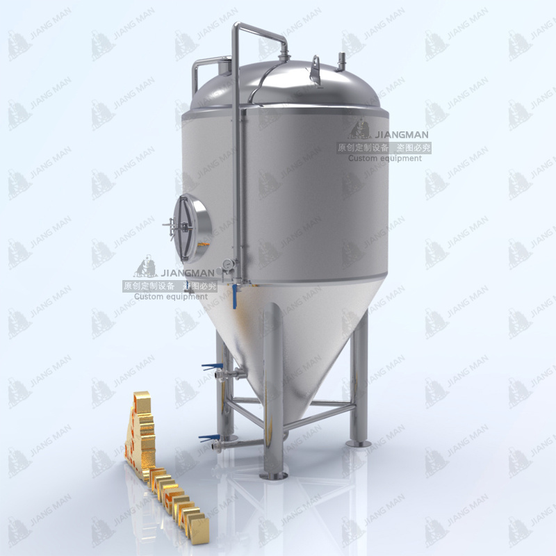 [JiangMan]  Whiskey Distillery Equipment -Stainless Steel Conical Fermenter For Gin Distiller  Fermener