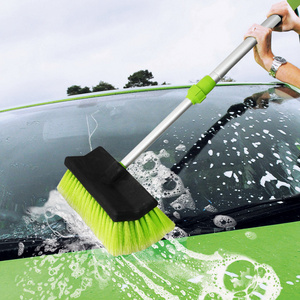 long handle wheel clean Wholesale Car Cleaning Kit Soft Bristle Truck car wash brushes high pressure water flow