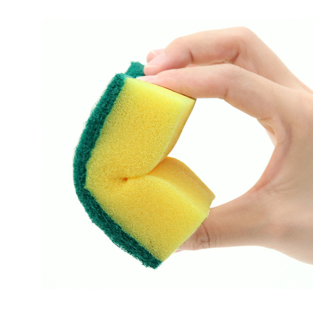 12 pcs/lot High Quality Thicken Cleaning Magic Sponge Dish Cleaning Cloth Scouring Pads For Kitchen baby bath  sponge pad