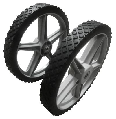 Mtd Ayp 188808 190013 lawn mower wheel 14X2 14 X 1.75 Lawn Garden Mower Rear Plastic Rubber Wheel