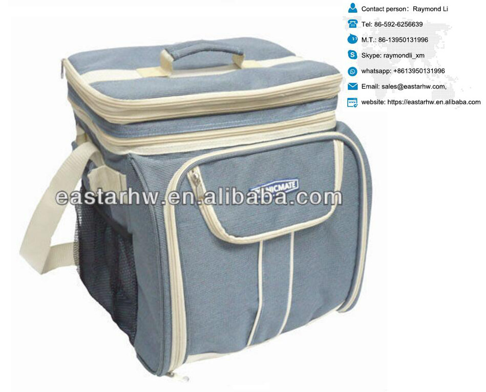 2023 new design Travel Picnic Bag 2 Person tote Picnic Set outdoor beach camping