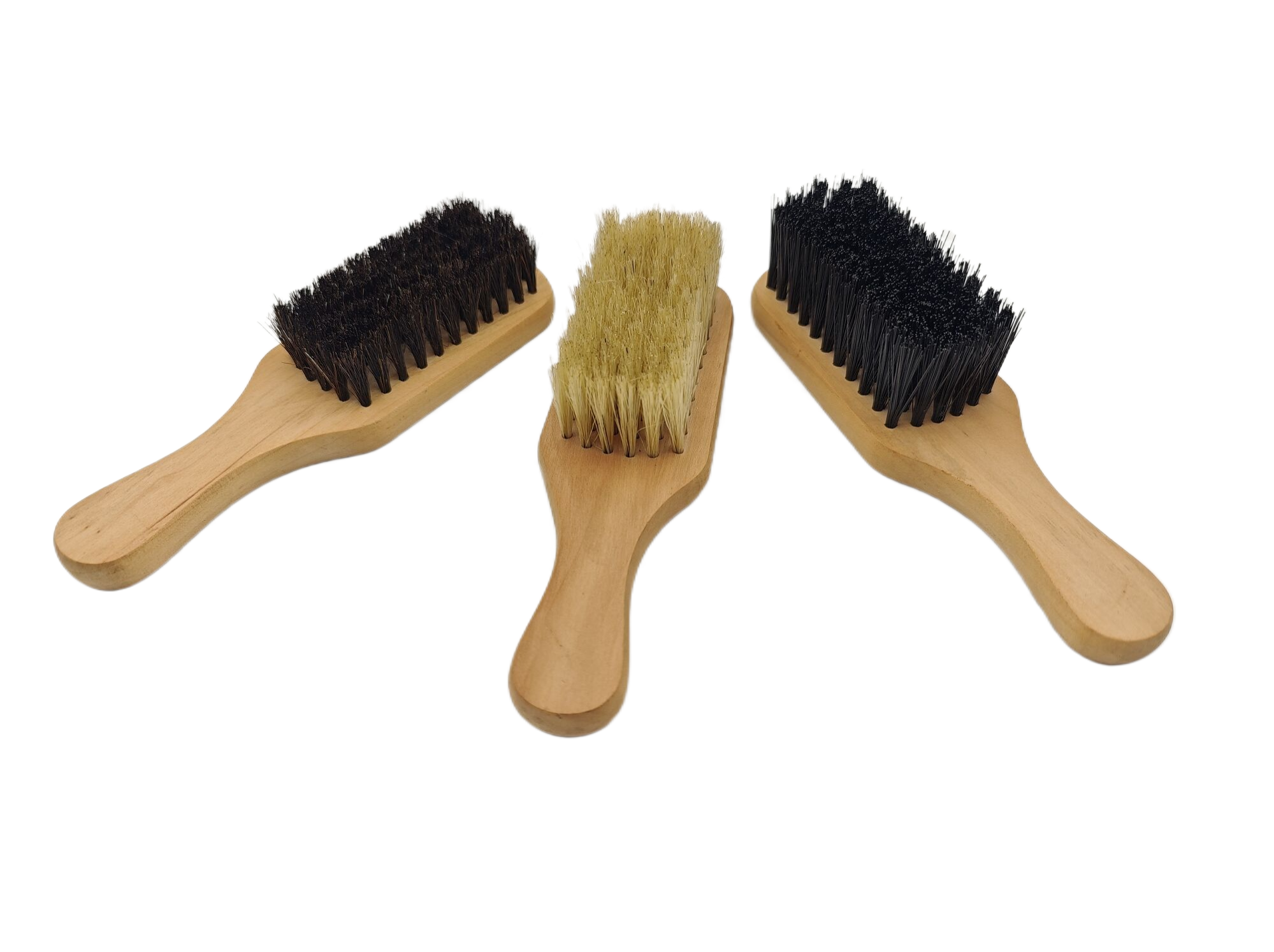 Handle Cleaning Shoe Brush Factory Custom Free Logo Horsehair Bristle Plastic Large Size Wood Silk Cleaning Products Shoes Sole