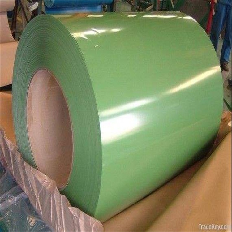 ppgi white color code 9016 prepainted galvanized ppgi coil top painting 18mic (5 10 mic) top side ppgi/gi corrugated steel