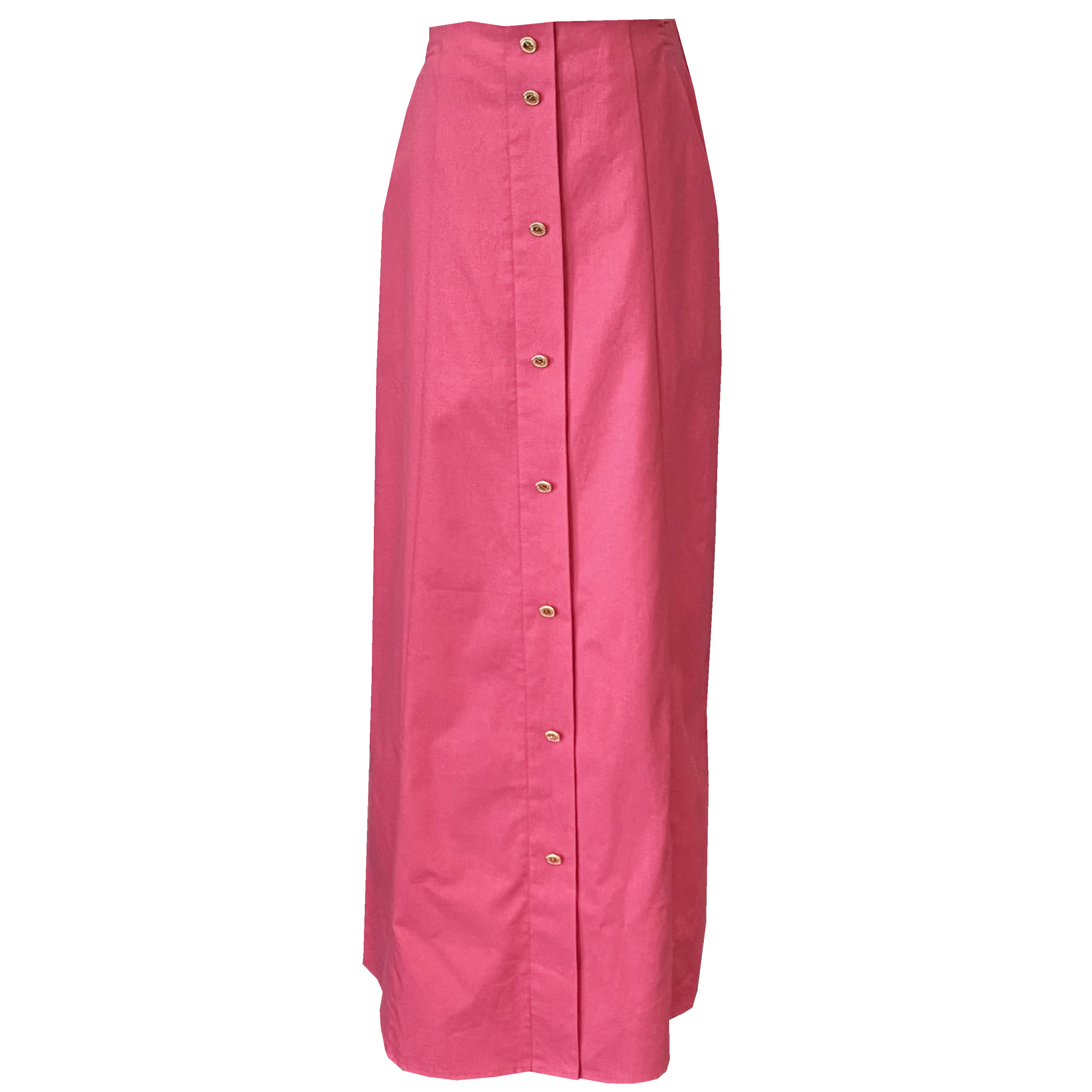 High Quality Women Long Length Elegant Skirt Buttons up Casual Fashion Long Skirt for Women