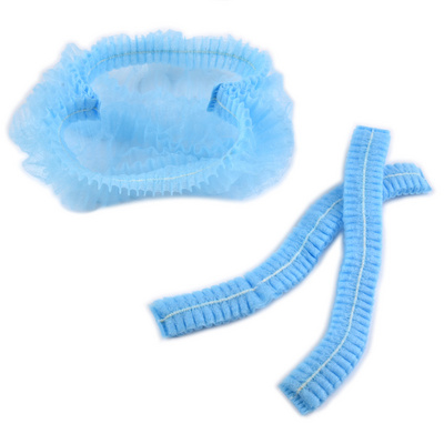 Hair cover strip non woven clip mob cap disposable hair cap beauty bouffant caps wholesalers