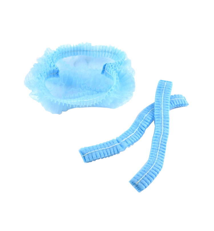 Hair cover strip non woven clip mob cap disposable hair cap beauty bouffant caps wholesalers