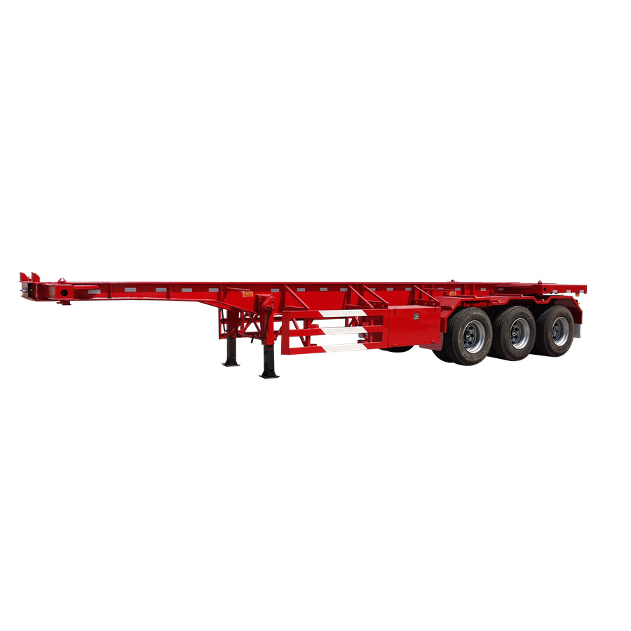 40ft container chasis trailer 2 Axles 20ft and 40 Feet Skeleton Skeletal Container Truck Trailer Chassis