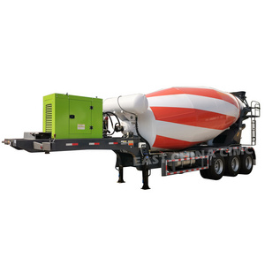 V shape bulk cement tank trailer used concrete mixer trailers