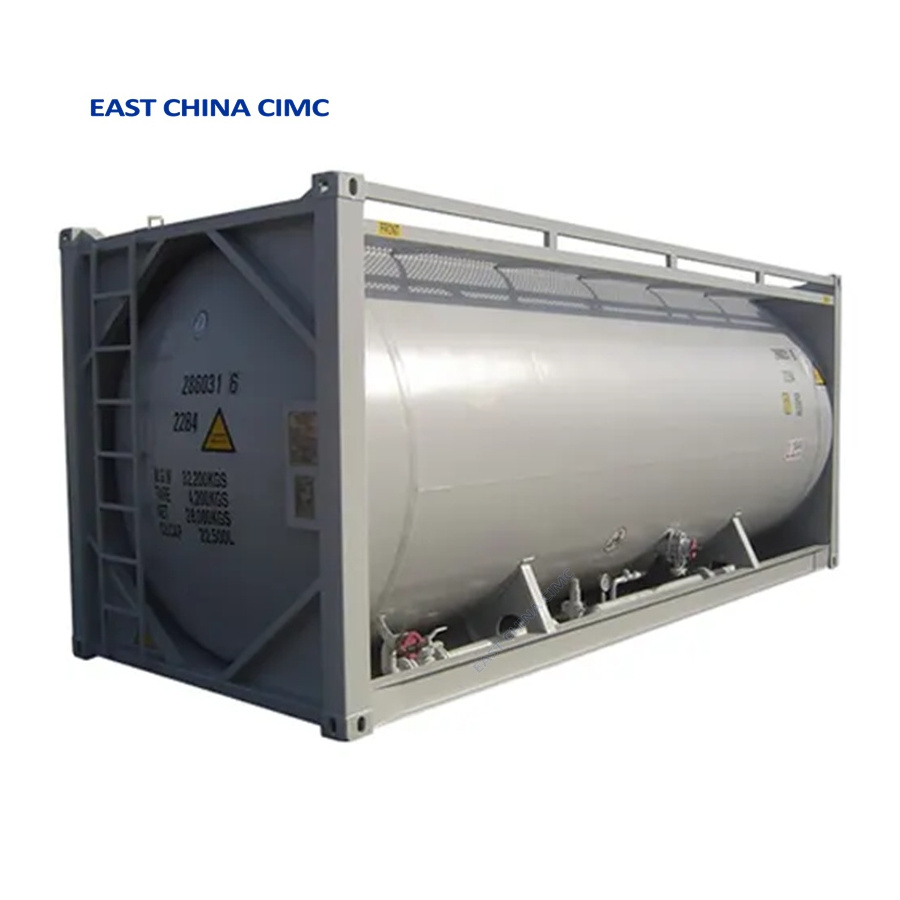 20FT ISO Chemical Tank Container Tanker For Sulfuric Acid Transport With LR BV