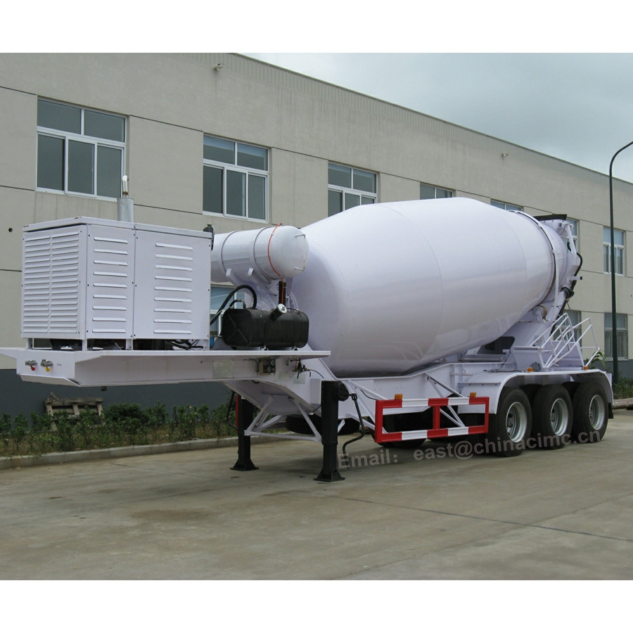 V shape bulk cement tank trailer used concrete mixer trailers