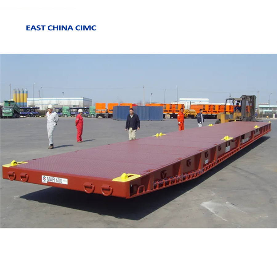 20FT 40FT 20-80Tons MAFI Truck Trailer For Maritime Shipping Industry