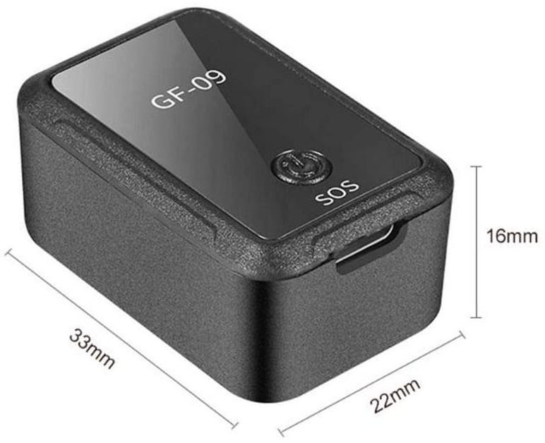 GF-09 Remote Listening Mini Vehicle GPS Tracker Real Time Tracking Device WiFi+LBS+AGPS Locator APP Mic Voice Control