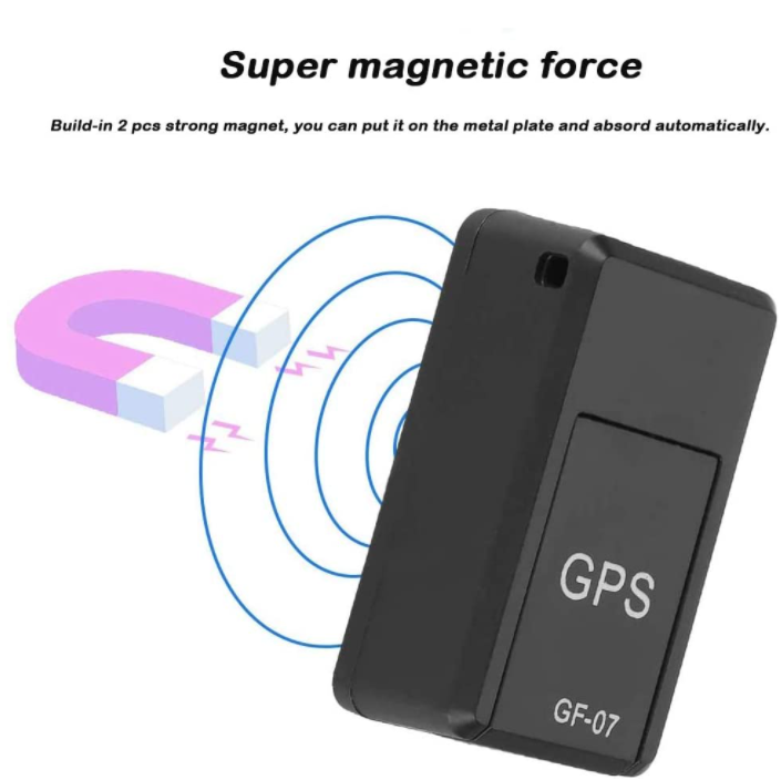 GPS Tracker, Magnetic Mini GPS Real Time Car Locator, Long Standby Portable Real-Time Positioning Device for Kids Elder