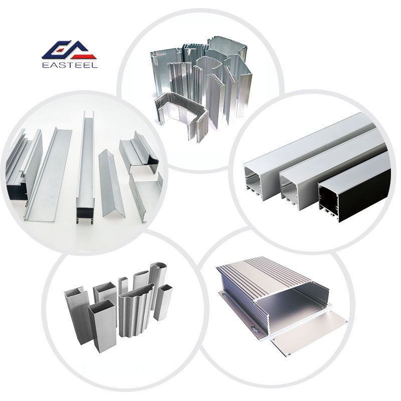 China Supplier Perfil De Aluminio 6063 Anodized Aluminium Frame Profile Factory Price Custom Aluminum Extrusion Profiles