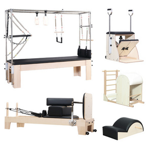 Wood Equipment Balance Machine Maple Bed Trapeze Table Pilates Cadillac Reformer Maple Set Pilates Equipments