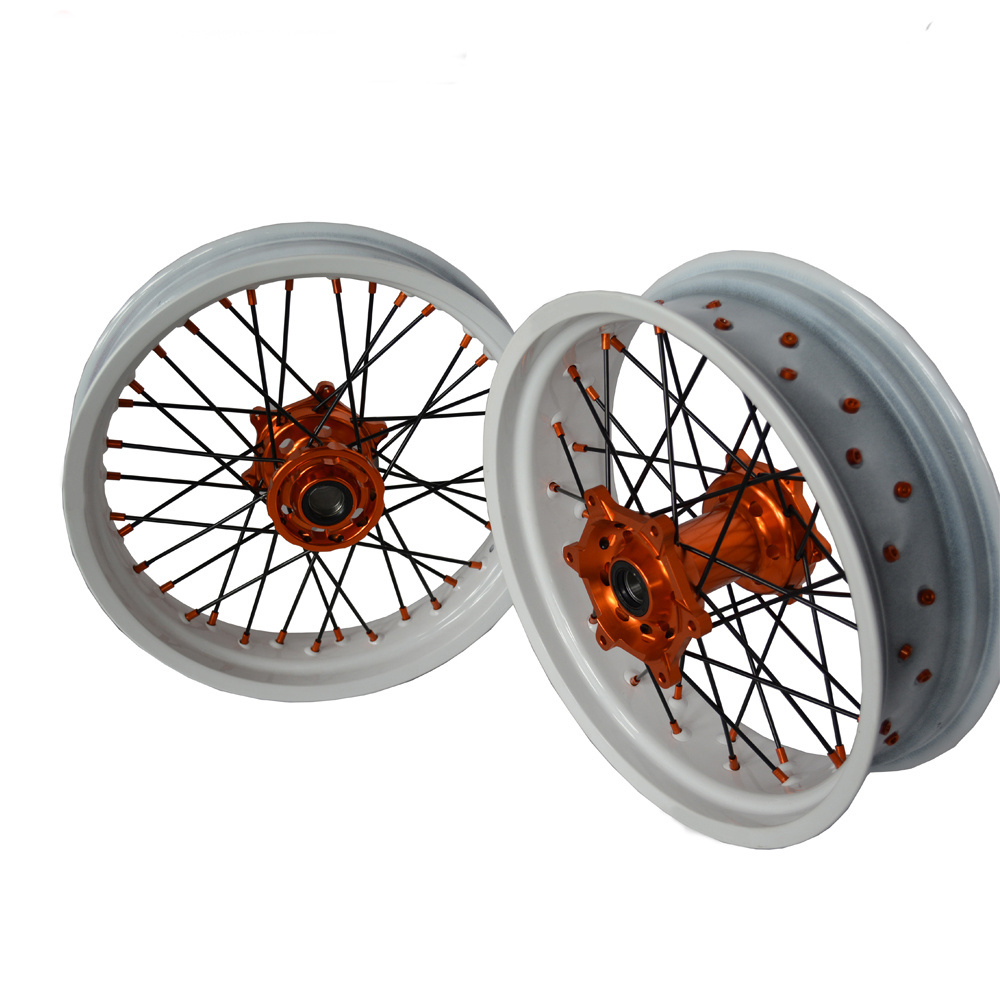 EXC 125 200 250 cc motorcycle rim 17 inch pit bike supermoto wheels alloy wheels 17 inch for KTM MOQ 1set