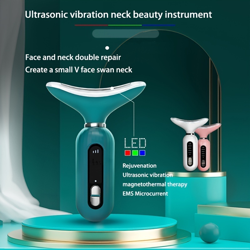 Face Lifting Device EMS Vibration V Shape Beauty Tools Facial Machine electric smart neck massager