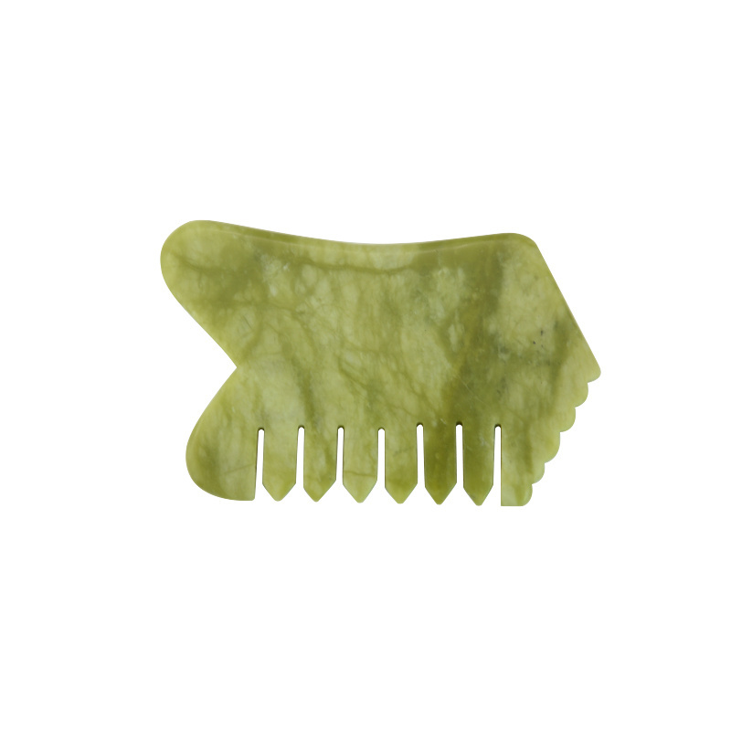 Korea Skincare jawline Crystal jade comb gua sha tool