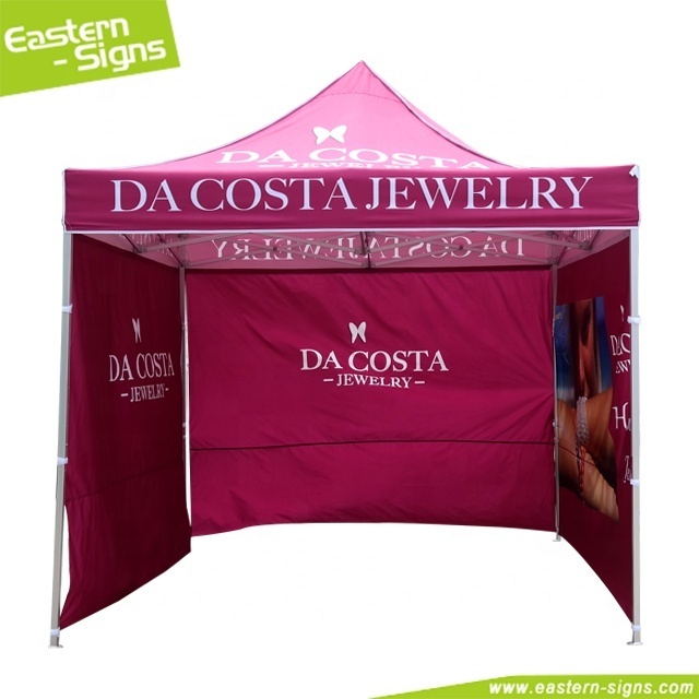 Easily set up aluminum heavy duty foldable outdoor gazebo tents canopy for advertising