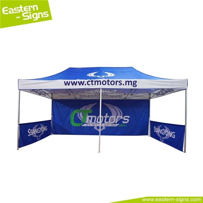 Fire-resistant collapsible aluminum 600D oxford fabric 10x20 trade show outdoor canopy gazebo for events