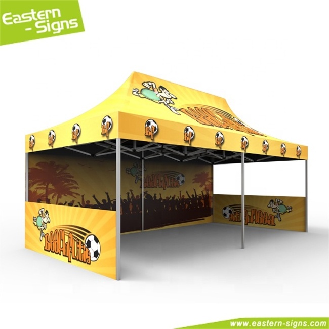 Fire-resistant collapsible aluminum 600D oxford fabric 10x20 trade show outdoor canopy gazebo for events